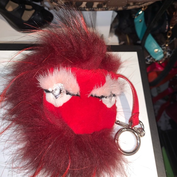 Fendi Limited addition furry keychain Authentic - Picture 3 of 8